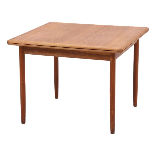 Vintage Danish Extendable Teak Dining Table from Hans J. Wegner For Sale
