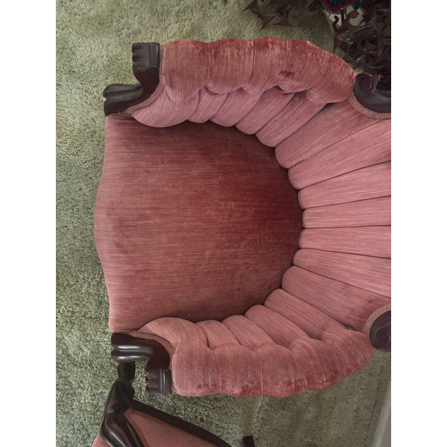 1970s 1970s 2 Victorian Kings Chairs - Kimball For Sale - Image 5 of 10