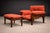 Sergio Rodrigues “Moleca” Lounge Chair with Ottoman in Rosewood & Fabric, Sergio Rodrigues, Brazil, 1963- Lot 214-346A For Sale - Image 4 of 17