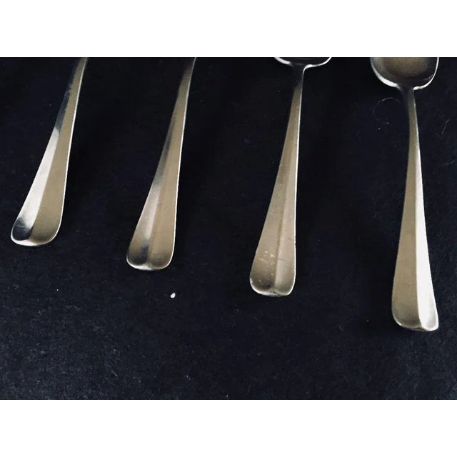 Vintage Stainless Steel "Americraft" Tea Spoons - Set of 6 For Sale - Image 4 of 6