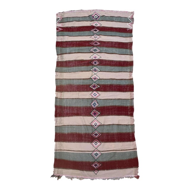 1990s Tribal Berber Throw Blanket For Sale