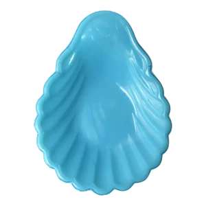 French Portieux Blue Opaline Glass Jewelry Dish, Circa 19th Century