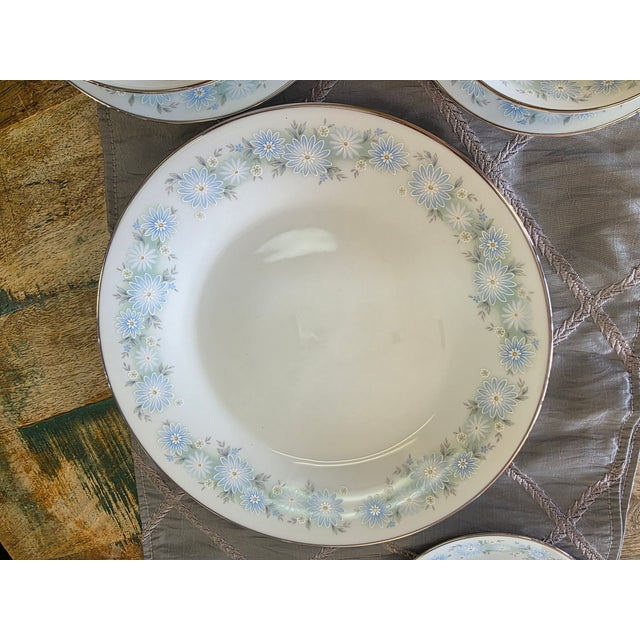 Noritake Vintage Noritake "Blue Charm" China Set Service for 16 Plus Service Pieces, 155 Pieces Total For Sale - Image 4 of 5