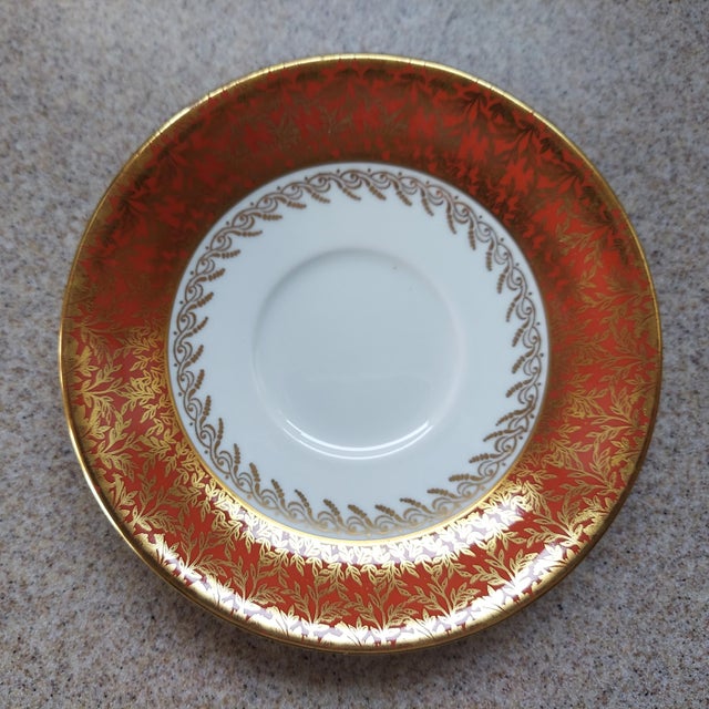 Vintage Aynsley Bone China Cabbage Rose Tea Cup and Saucer- 2 Pieces For Sale - Image 10 of 17