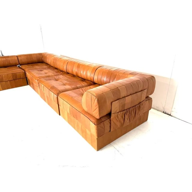 DS-88 Modular Sofa in Patchwork Leather from de Sede, Set of 5 For Sale - Image 5 of 16