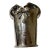 Vintage Jean Goardere Hammered Pewter Champagne Cooler or Ice Bucket For Sale