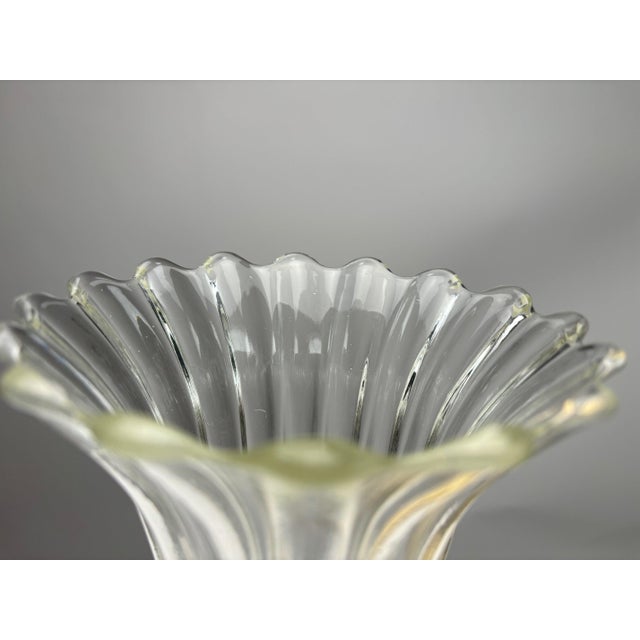 Mid-Century Murano Glass Wall Lamps in the style of Ercole Barovier, Italy, 1990s, Set of 4 For Sale - Image 10 of 11