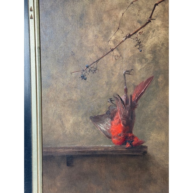 Realism Thomas Kegler "Homage in Vermillion" Oil Painting For Sale - Image 3 of 10