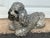 Vintage 1970s Life Size Poodle Ceramic Statue With Ruby Collar For Sale - Image 11 of 12