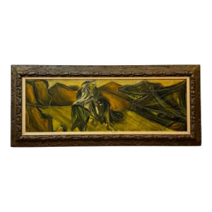Moishe Katz Oil on Canvas 1966