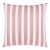 Scalamandre 22" x 22" Piano Stripe Pillow in Petal For Sale