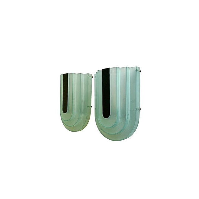 Postmodern Postmodern Acrylic Wall Lights from Herda, Netherlands, 1980s, Set of 2 For Sale - Image 3 of 12