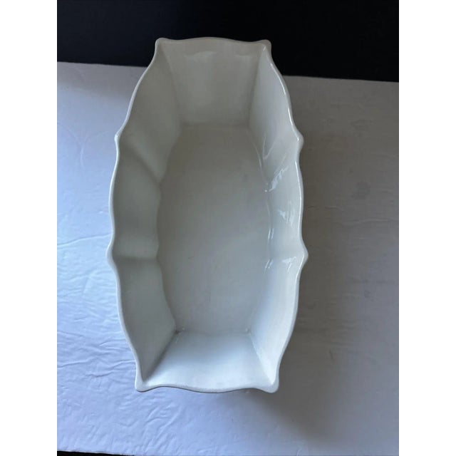 Pink Vintage Italian Pink and White Octagon Planter Cache Pot For Sale - Image 8 of 11