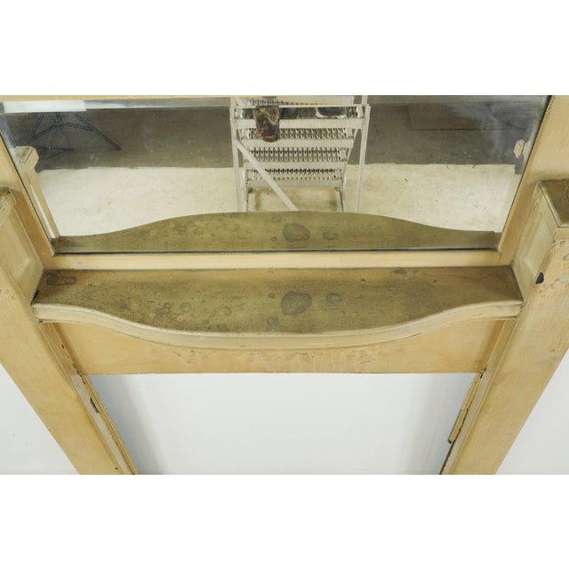 Antique Victorian Beveled Mirror Wood Mantel For Sale - Image 16 of 16