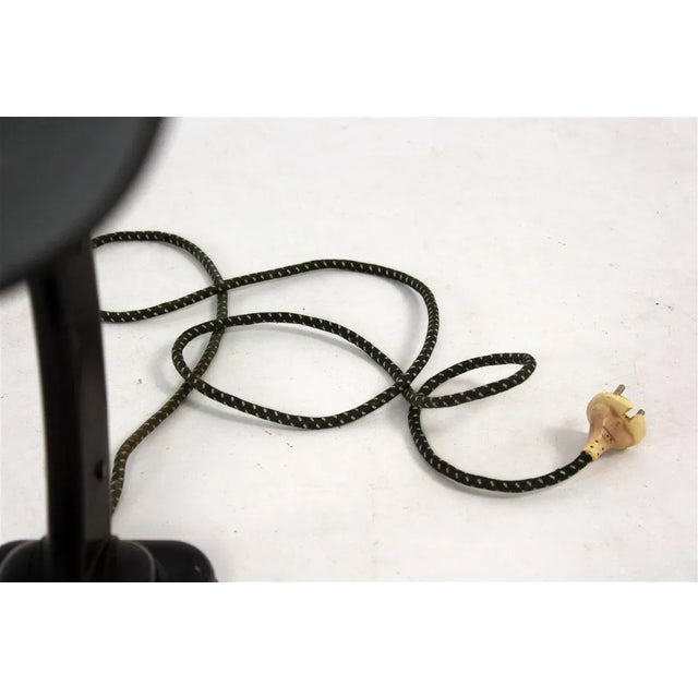 Brown Sigma Bakelite Table Lamp by Christian Dell for Heinrich Römmler, 1930s For Sale - Image 8 of 14