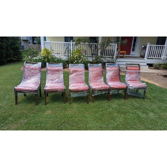 VIntage, 1970s John Widdicomb dining room chairs. These chairs were crafted for my parents in the 1970s and have been...
