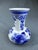 Late 20th Century Vintage Hand-Painted Delft Blue Bud Vase, Windmill Motif, Pattern 528 For Sale - Image 5 of 18