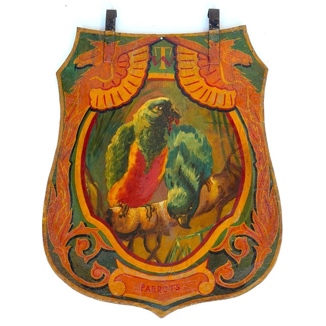 6 Double-Sided Wombwell & Whitelegg Victorian Exotic Animalier Tole Panels, 1891 For Sale - Image 4 of 18