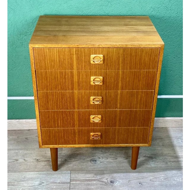 Danish Teak Chest of Drawers For Sale - Image 4 of 12