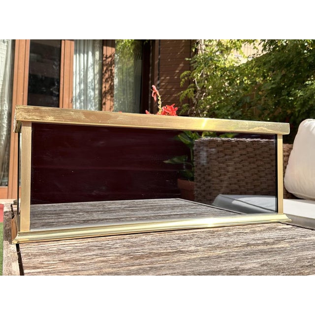 Smoked Glass Garden Jardinere by Jean-Henri Jansen for Maison Jansen, 1970, in Very Good conditions. Designed 1970 to 1979...