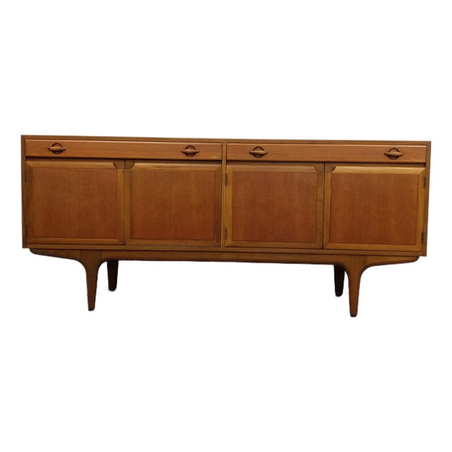 Vintage Mid Century Modern Teak Credenza by Greaves & Thomas For Sale