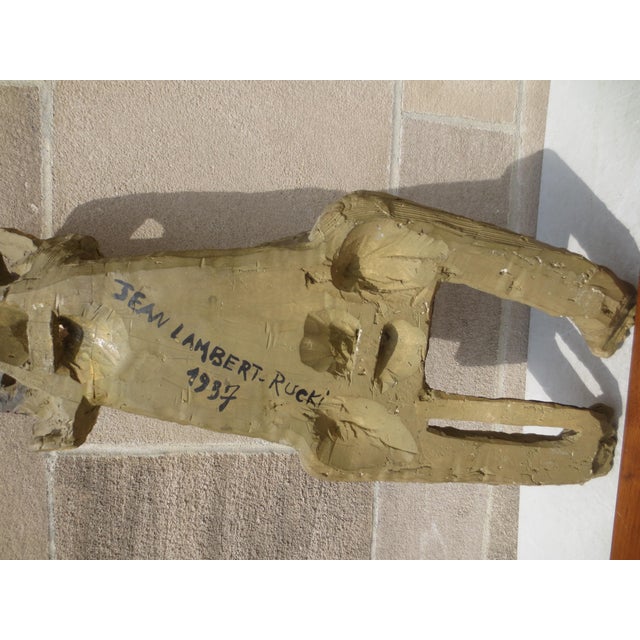 Beige Jean Lambert Rucki Dated 1937 For Sale - Image 8 of 9
