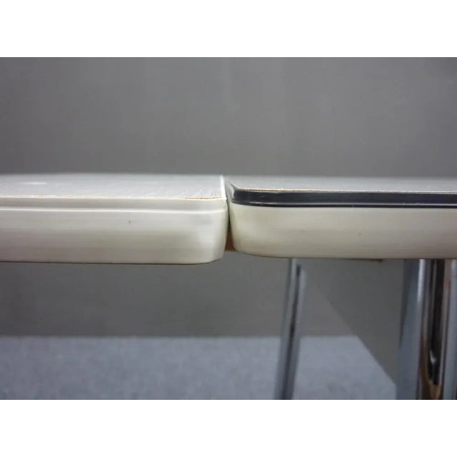 Mid-Century Formica Kitchen Dining Table, 1960s For Sale - Image 9 of 11