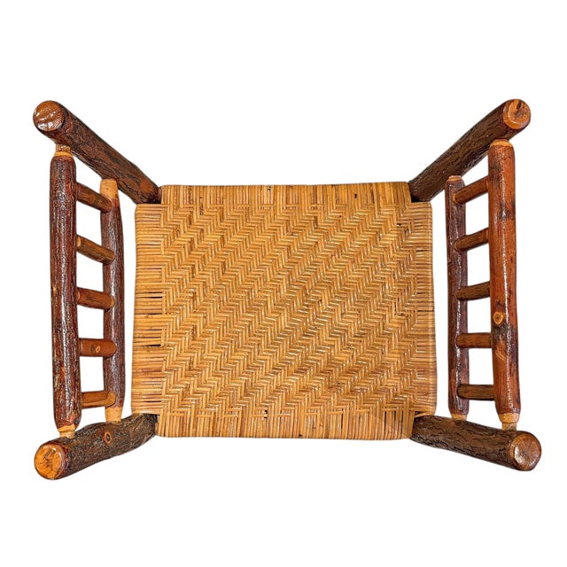 Vintage Old Hickory Bench For Sale In Chicago - Image 6 of 11