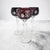 This Ajka Crystal Marsala Hock wine goblet was hand-blown and hand-cut in Hungary during the late twentieth century....