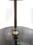 Early Mid Century Brass & Wood Floor Lamp With Marble Table, Double Socket, Circa 1930s–1940s For Sale - Image 4 of 10