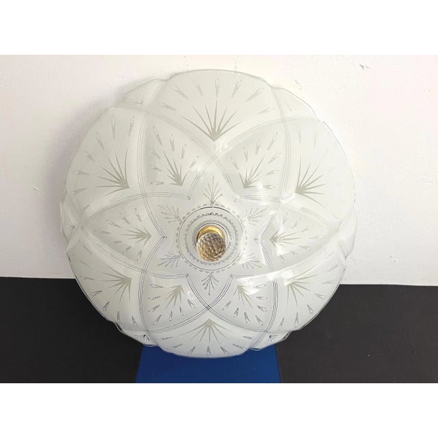 1960s Quilted Starburst Ceiling Light For Sale - Image 13 of 18