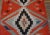 1930s Red Small Antique Tribal Geometric Native American Navajo Flat Weave Rug For Sale - Image 11 of 12