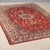 Red Middle Eastern Isfahan Rug For Sale - Image 8 of 8