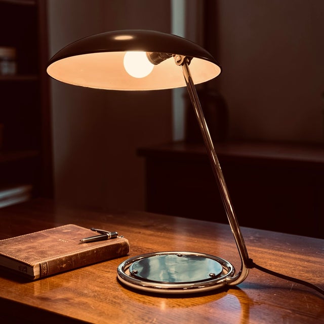 Bauhaus Model 6761 Table Lamp by Christian Dell for Kaiser Idell, Frankfurt am Main, Germany, 1950s For Sale - Image 11 of 18