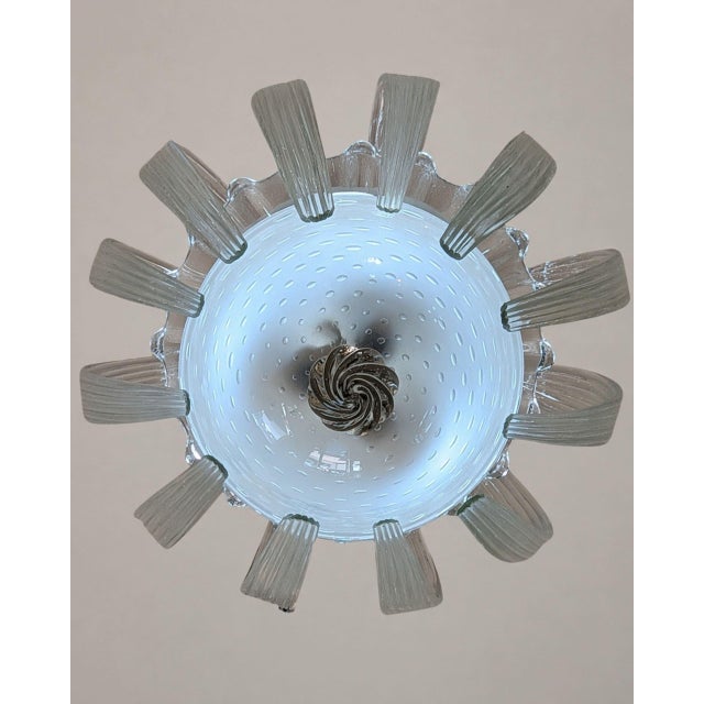 1930s Murano Glass Chandelier by Tomaso Buzzi for Venini For Sale - Image 6 of 11