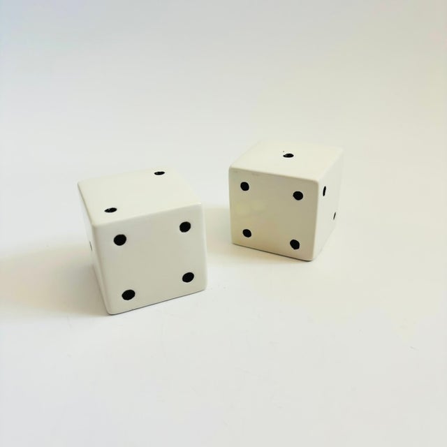 Vintage Dice Salt and Pepper Shakers For Sale - Image 4 of 8
