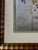 Light Yellow 1980s Framed Chinoiserie Art Print For Sale - Image 8 of 8