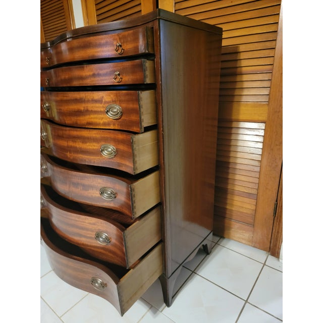 Mid 20th Century 20th Century Drexel Heritage Chatham House Group Mahogany Chest For Sale - Image 5 of 13