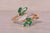 The Bifan: Emerald and Natural Diamond Bypass Ring in Yellow Gold For Sale - Image 4 of 11