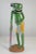 George Lilanga, Green Figure, 2000s, Wood & Enamel Paint For Sale - Image 10 of 10