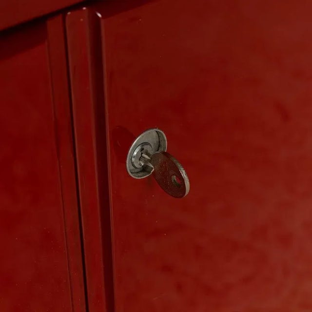 Olinto Wooden Sideboard in Red from B&b Italia / C&b Italia For Sale - Image 6 of 14