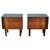 Art Deco Nightstands with Black Opaxit Glass, Czechoslovakia, 1940s, Set of 2 For Sale - Image 15 of 15