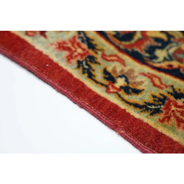 Textile 1940s Vintage Isfahan Rug 7'7'' x 10'11'' For Sale - Image 7 of 11