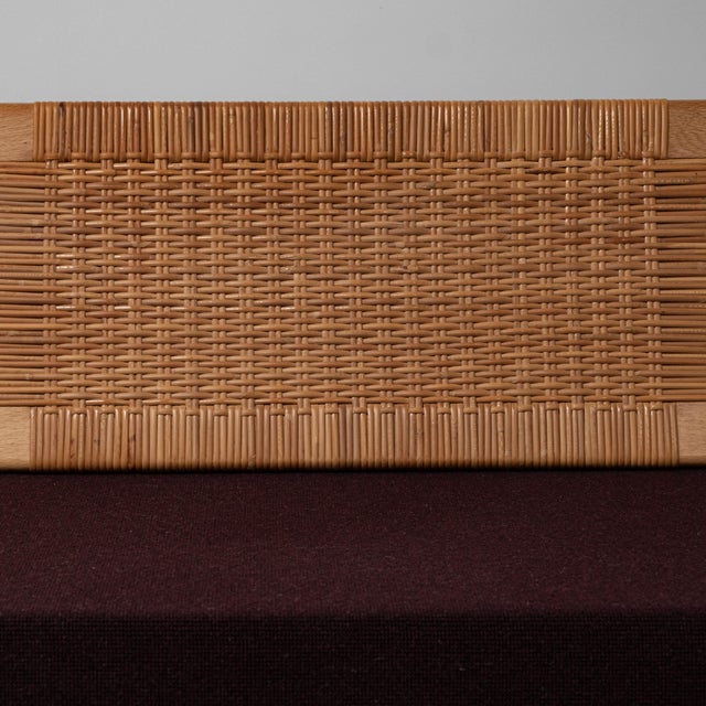 Model GE258 Oak and Cane Sofa Bed by Hans J. Wegner for Getama, Denmark, 1954 For Sale - Image 10 of 18