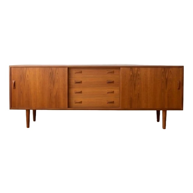 Vintage Danish Sideboard in Teak, 1960s For Sale