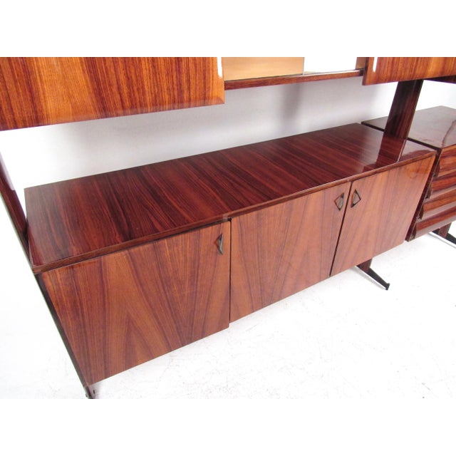 Mid-Century Modern Vittorio Dassi Italian Modern Freestanding Sideboard For Sale - Image 3 of 11