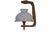 Opaline and Oak Pendant Light by Guillerme & Chambron, 1950s For Sale - Image 6 of 7