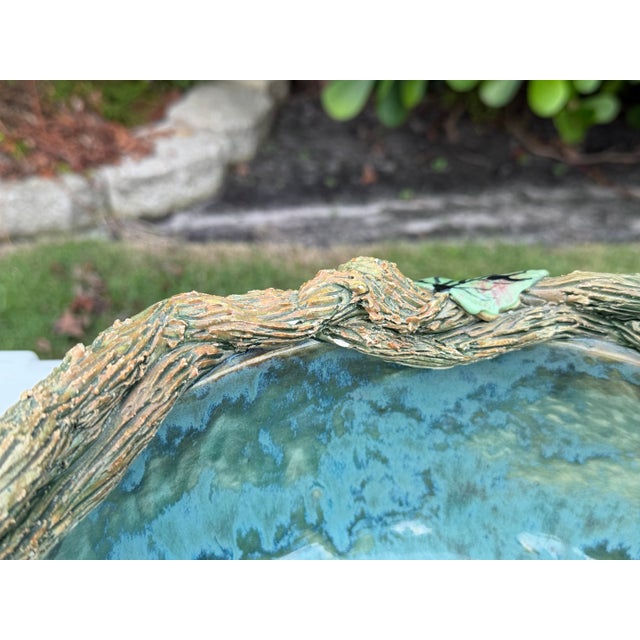 Vintage Mexican Folk Art Dragonfly Bowl For Sale - Image 11 of 12