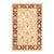 Mogul, One-of-a-Kind Hand-Knotted Area Rug in Ivory, 4' 8" x 7' 1" For Sale