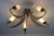Metal Mid-Century Brass and Glass 5-Arm Sputnik Chandelier, Germany, 1960s For Sale - Image 7 of 12